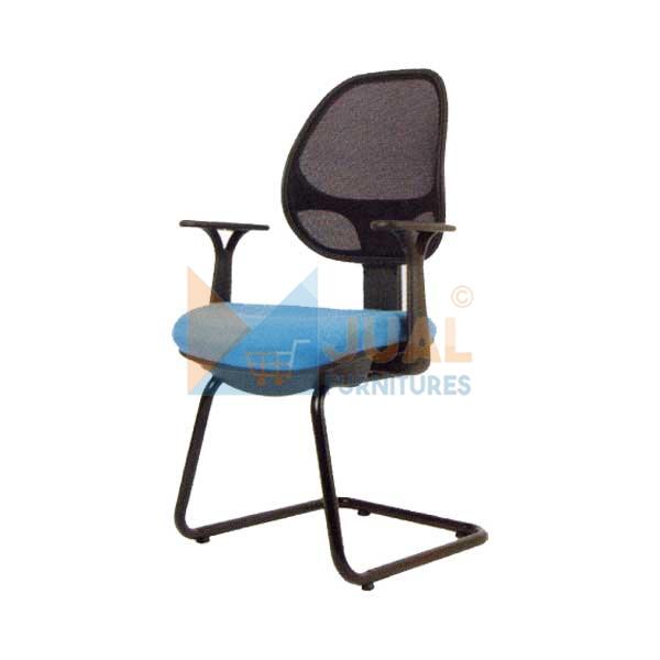 Spesifikasi Kursi Hadap Staff Savello Vivo VT1: Bahan Mesh (Jaring), Rangka Kaki Cantilever, Garansi Rangka Kaki 1Th, Garansi Resmi, 100% Baru Pabrik. Jual Kursi Hadap Staff Savello Vivo VT1 di Jakarta