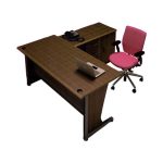 Jual Meja Kantor Manager Uno Lavender, Meja Kantor Staff Murah