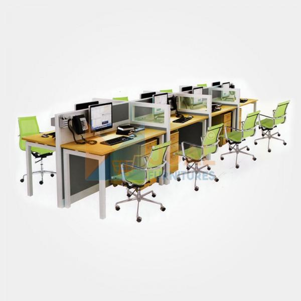 Jual Partisi Kantor Murah, Partisi Kantor Donati 8 Staff Hadap Kapasitas 2 hingga 12 staff. Jual Partisi Kantor Murah, Partisi Kantor Donati 8 Staff Hadap
