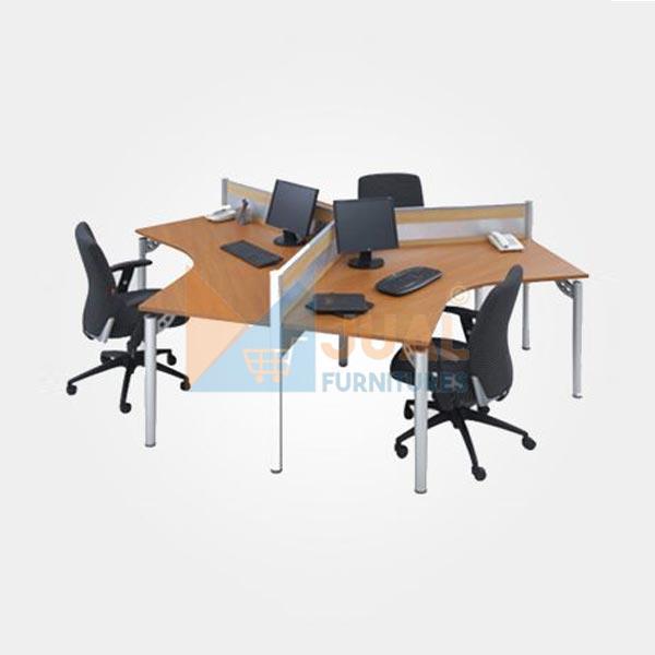 Jual Partisi Kantor Murah, Partisi Kantor Modera 3 Staff 1 Series 1 Kapasitas 3 hingga 12 staff. Jual Partisi Kantor Murah, Partisi Kantor Modera 3 Staff