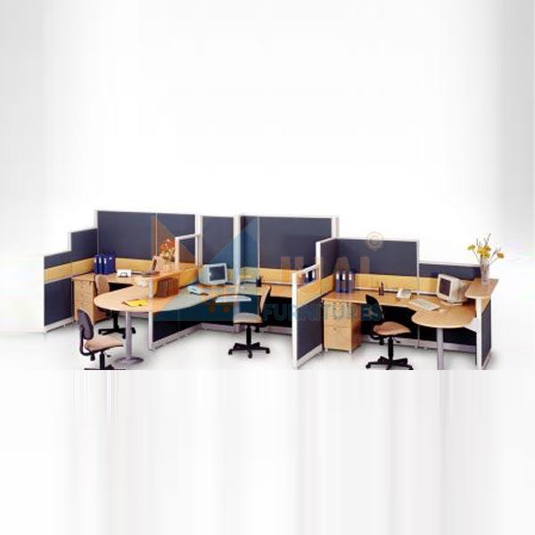 Jual Partisi Kantor Uno 3 Staff Murah, Partisi Kantor Murah untuk 1-12 Staff. Jual Partisi Kantor Uno 3 Staff Premium Series Murah