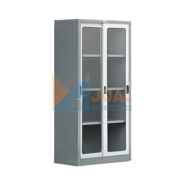 Jual Lemari Arsip Besi Alba SDG 206, Lemari Besi Pintu Sliding Kaca, Locker Kantor Besi, Filling Cabinet, Rak Perpustakaan Jual Lemari Arsip Kantor Murah, Lemari Arsip Besi Alba SDG 206