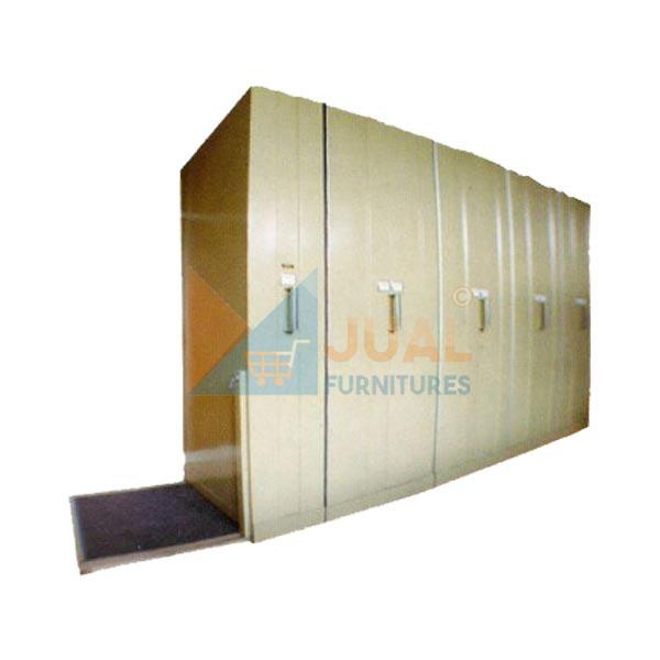 Jual Lemari Arsip Besi Mobile File Elite Manual, Roll O Pack Manual Otomatis, Filling Cabinet, Locker Kantor, Lemari Arsip Kantor, Meja Meeting Besi Jual Lemari Arsip Besi Mobile File Elite Manual Murah di Jakarta