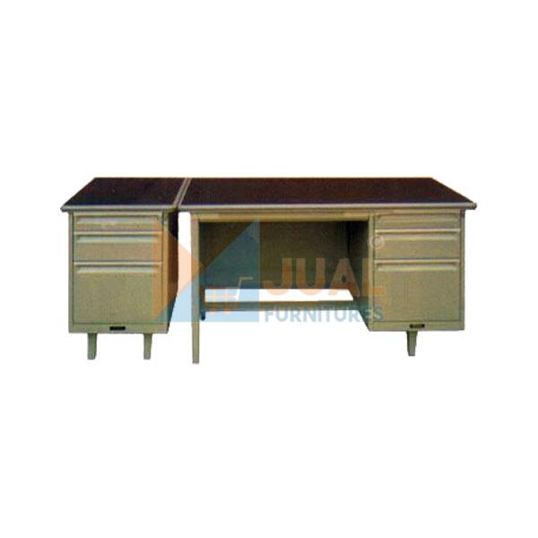 Jual Meja Kantor Besi Elite EL 420 Harga Murah, Meja Kantor Bahan Metal Lapis HPL, Lion, ALba, Brother. Barang baru asli Pabrik Jual Meja Kantor Murah, Meja Kantor Besi Elite EL 420