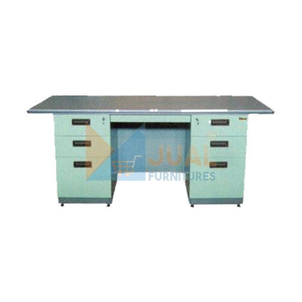 Jual Meja Kantor Besi Lion L 101N Harga Murah, Bahan Metal, Filing Cabinet, Locker Besi, Lemari Sliding Kaca, Lemari Besi kantor Jual Meja Kantor Besi Lion L 101N, Harga murah,Spesifikasi