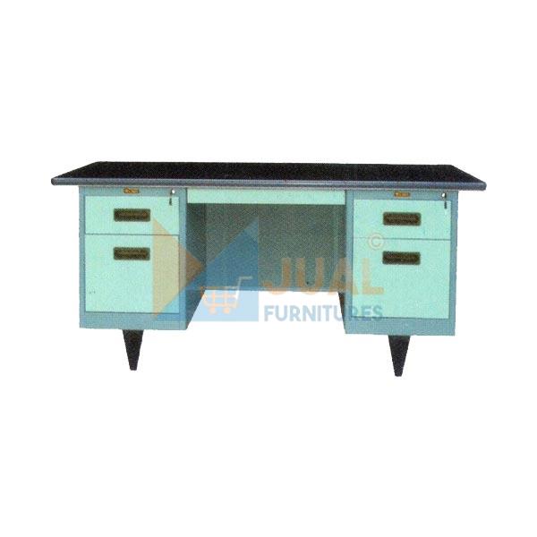 Beli Meja Kantor Besi Lion L 103 di JualFurnitures, Dapat Diskon, Murah. Tersedia Meja Kantor Besi Elite, Alba, Brother, Filling Cabinet, Lemari Besi. Jual Meja Kantor Murah, Meja Kantor Besi Lion L 103 di Jakarta
