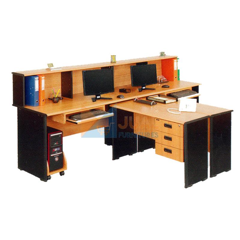Jual Meja Kantor, Kursi kantor, Partisi Kantor Harga Murah MEJA KANTOR STAFF DINO MILANO RESEPSIONIS