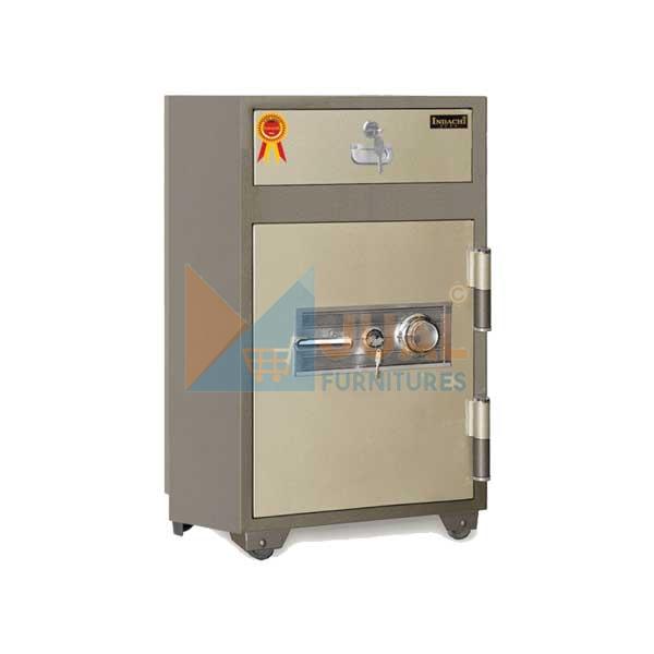 Toko Online jualfurnitures menjual berbagai merk brankas harga murah, barang berkualitas, Tersedia brankas analog - Brankas Indachi D 110 Brankas Besi Indachi D 110