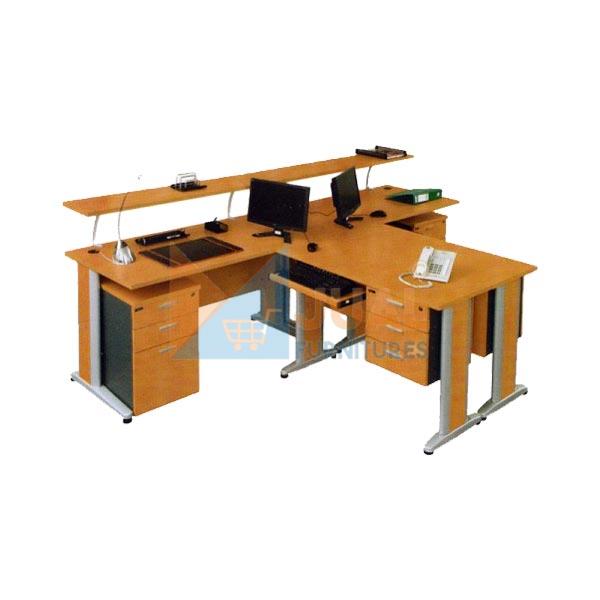 Jual Meja Kantor Staff Dino Lagos 4 harga Murah, Meja Kantor Manager / Direktur, Kursi Kantor, Kursi Kuliah, Kursi Rapat, Locker Kantor Besi. Meja Kantor Staff Dino Lagos 4 - Meja Resepsionis Murah