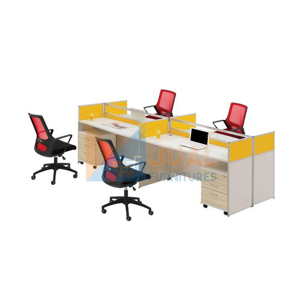 Jual Partisi Kantor Indachi Konfigurasi 4 LS Murah, Tersedia Partisi Staff, Partisi Manager, Partisi Ruangan, Partisi Kantor Resepsionis. Jual Partisi Kantor Murah, Partisi Kantor Indachi Konfigurasi 4 LS