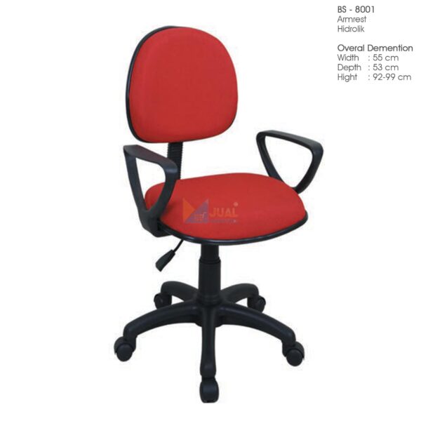 Jual Kursi Staff, Kursi Kantor Staff Babyku BS 8001 harga murah