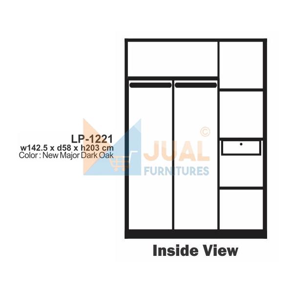 Lemari Baju Murah, Lemari Pakaian Expo LP 1221 Murah, Bergaransi Lemari Baju Murah, Lemari Pakaian Expo LP 1221 Murah, Bergaransi