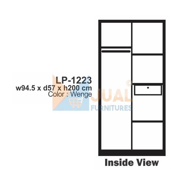 Lemari Baju Murah, Lemari Pakaian Expo LP 1223 Murah, Bergaransi Lemari Baju Murah, Lemari Pakaian Expo LP 1223 Murah, Bergaransi