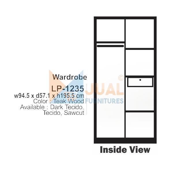 Lemari Baju Murah, Lemari Pakaian Expo LP 1235 Murah, Bergaransi Lemari Baju Murah, Lemari Pakaian Expo LP 1235 Murah, Bergaransi