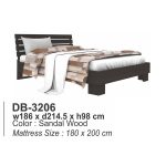 Jual Ranjang Kayu Expo DB 3206, Tempat Tidur Kayu Murah di Jakarta