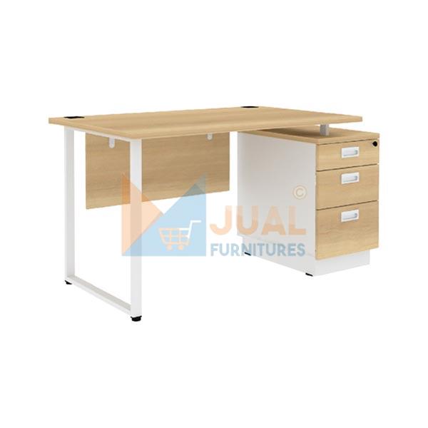 Jual Meja Kantor Harga Murah di Jakarta, Meja Kantor Expo ES 1275 + Laci ES 3 D Jual Meja Kantor Harga Murah di Jakarta, Meja Kantor Expo ES 1275 + Laci ES 3 D