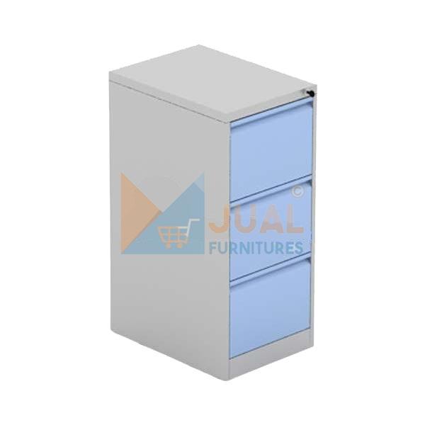 Jual Filing Cabinet Harga Murah di Jakarta, Filing Cabinet Besi Modera MX 83 Biru