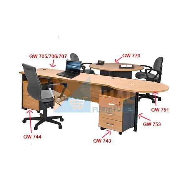 Jual Laci Meja Kantor Harga Murah di Jakarta, Laci Meja Kantor Global GW 743