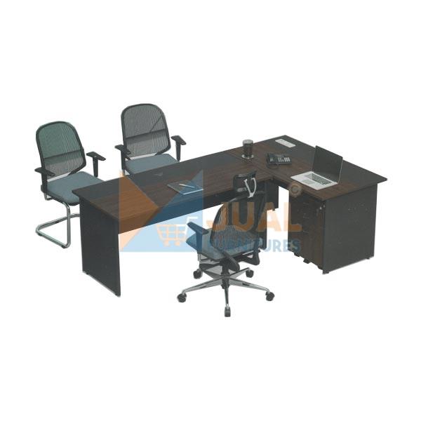 Jual Meja Kantor, Meja Direktur Kantor Harga Murah di Jakarta, Meja Kantor Staff Modera Konfigurasi Executive