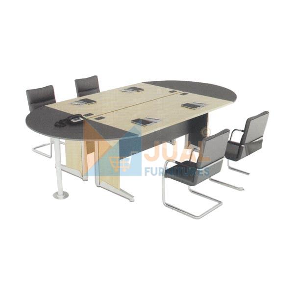 Jual Meja Kantor, Meja Direktur Kantor Harga Murah di Jakarta, Meja Meeting Kantor Modera Config 4B