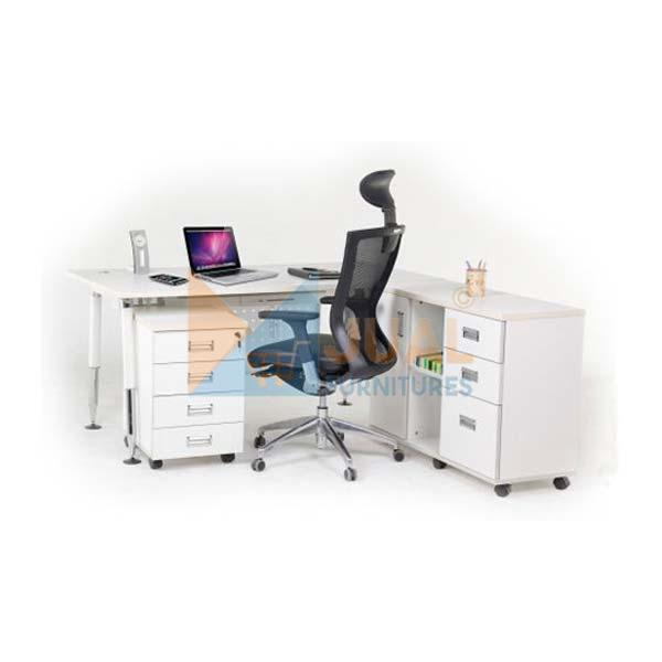 Jual Meja Kantor, Meja Direktur Kantor Harga Murah di Jakarta, Meja Kantor Direktur Aditech FR 07