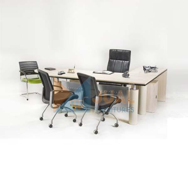Jual Meja Kantor, Meja Direktur Kantor Harga Murah di Jakarta, Meja Kantor Direktur Aditech NFD 66