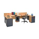 Jual Partisi Kantor Staff, Partisi Ruang Meeting, Partisi Meja Kantor Harga Murah di Jakarta, Partisi Kantor Resepsionis Global Executive Workstation 3