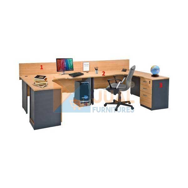 Jual Partisi Kantor Staff, Partisi Ruang Meeting, Partisi Meja Kantor Harga Murah di Jakarta, Partisi Kantor Resepsionis Global Executive Workstation 3 Jual Partisi Kantor Staff, Partisi Ruang Meeting, Partisi Meja Kantor Harga Murah di Jakarta, Partisi Kantor Resepsionis Global Executive Workstation 3