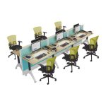 Jual Partisi Kantor, Partisi Staff, Partisi Ruangan Kantor, Partisi Sekat Meja, Harga Murah di Jakarta, Partisi Kantor Staff Donati Do W25 I 6P
