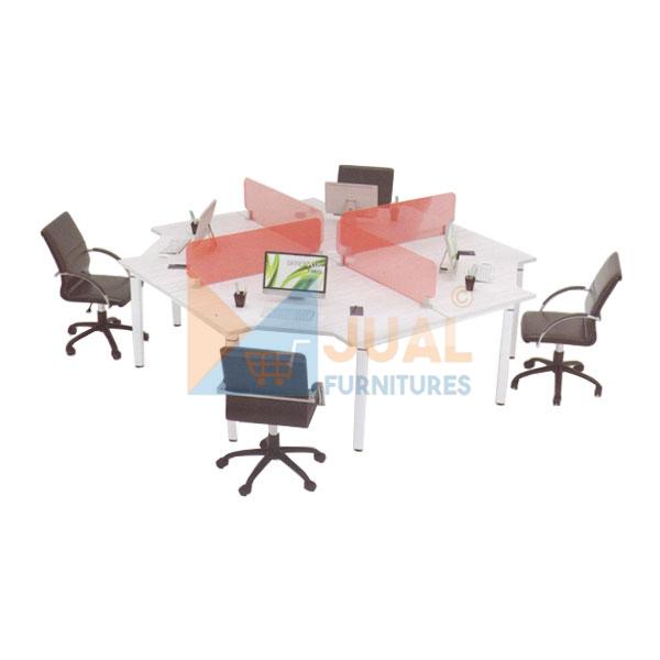 Jual Partisi Kantor Staff Harga Murah di Jakarta, Partisi Kantor Staff Modera Config 4 B Jual Partisi Kantor Staff Harga Murah di Jakarta, Partisi Kantor Staff Modera Config 4 B