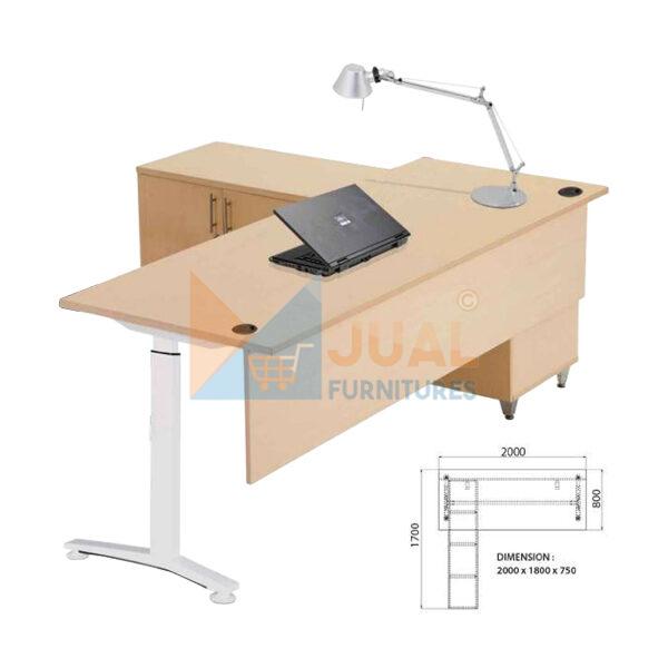 Jual Meja Kantor Direktur Indachi Costo, Meja Kerja Harga Murah