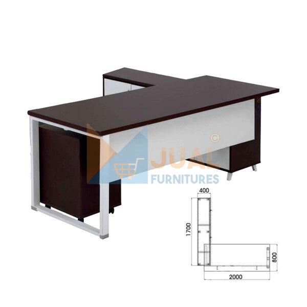Jual Meja Kantor Direktur Indachi Dyrex, Meja Kerja Harga Murah