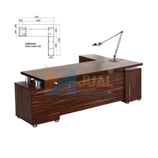 Jual Meja Kantor Direktur Indachi Vitur, Meja Kerja Harga Murah